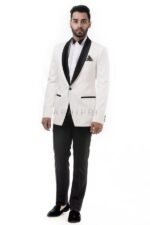Pearl White Detailed Blazer