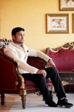 Ivory Baron Bandhgala Suit(AJ23) - Image 3