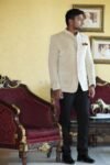 Ivory Baron Bandhgala Suit(AJ23)