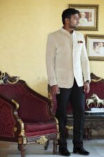 Ivory Baron Bandhgala Suit(AJ23)