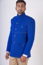 Azure Monarch Bandhgala Suit - Image 3