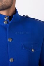 Azure Monarch Bandhgala Suit - Image 4