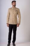 Classico Beige Bandhgala Suit