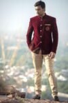 Cherry Bandhgala Suit