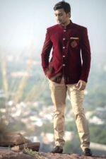 Cherry Bandhgala Suit