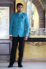 Cerulean Emir Bandhgala Suit