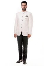 Pearl White Bandhgala