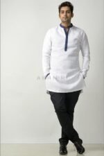 Mandarin Collar Kurta Set