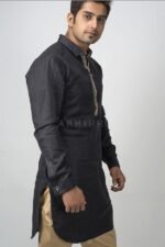 Charcoal Kurta Set - Image 2
