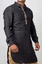 Charcoal Kurta Set - Image 3