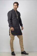 Charcoal Kurta Set