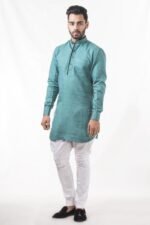 Ocean Short Cotton Kurta