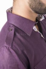 Grape Cotton Pathani Kurta Set (AK42) - Image 3