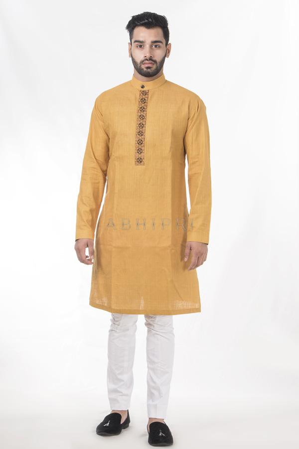 Saffron Kurta