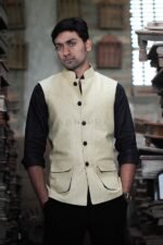 Chanterelle Beige Waistcoat (ANJ31) - Image 2