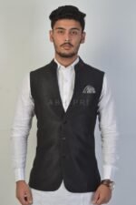 Charcoal Black Classic Waistcoat