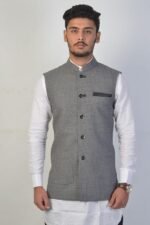 Midnight Woven Waistcoat