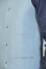 Azure Quilted Waistcoat (ANJ51) - Image 2