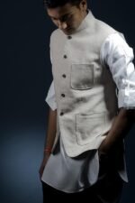 Abalone Gray Waistcoat (ANJ65) - Image 2