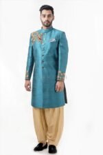 Parinda Handcrafted Achkan - Image 2