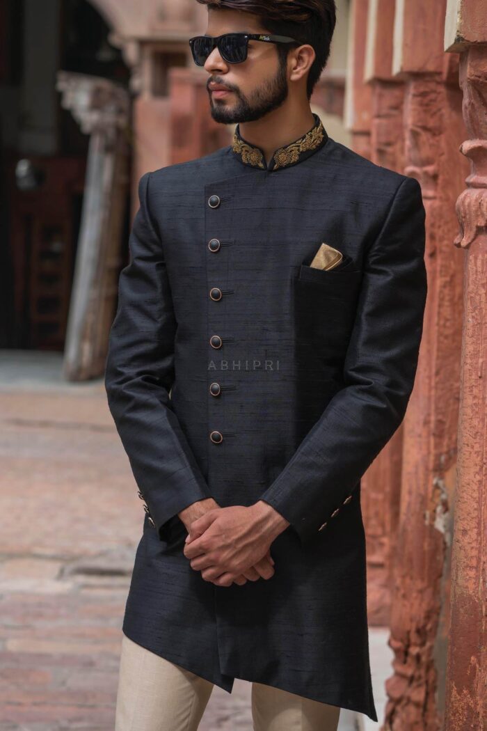 Aftaab Handcrafted Achkan