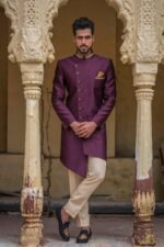 Gazal Asymmetric Achkan - Image 2