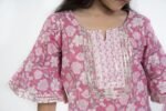 AbhiPri Cotton Jaipuri Print Girl’s Gharara Kurti,  Style 2 (Girlsghararakurti-2) - Image 4