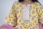 AbhiPri Cotton Jaipuri Print Girl’s Gharara Kurti,  Style 4 (Girlsghararakurti-4) - Image 4