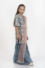 AbhiPri Cotton Jaipuri Print Girl’s Gharara Kurti,  Style 5 (Girlsghararakurti-5) - Image 3