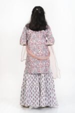 AbhiPri Cotton Jaipuri Print Girl’s Gharara Kurti,  Style 6 (Girlsghararakurti-6) - Image 4