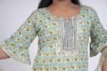 AbhiPri Cotton Jaipuri Print Girl’s Gharara Kurti,  Style 8 (Girlsghararakurti-8) - Image 3