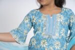 AbhiPri Cotton Jaipuri Print Girl’s Gharara Kurti,  Style 9 (Girlsghararakurti-9) - Image 3