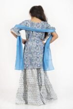 AbhiPri Cotton Jaipuri Print Girl’s Gharara Kurti,  Style 10 (Girlsghararakurti-10) - Image 3