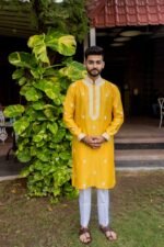 Ladoo Peela Kurta Set