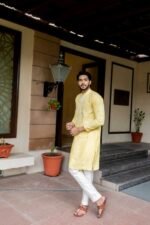 Lemon Kurta Set - Image 3