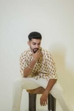 Full sleeves Cotton block print shirt - Image 2