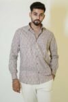Cotton block print shirt