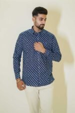Cotton block print shirt - Image 2