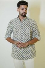 BLOCK PRINT SHIRT - Image 4