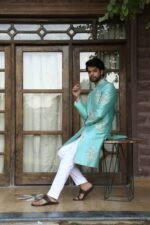 Phulbanna Handcrafted Achkan - Image 2