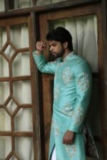 Phulbanna Handcrafted Achkan - Image 4