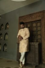Badshah Handcrafted Sherwani - Image 2