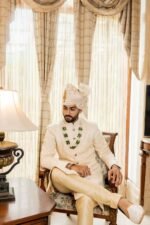 Shamsher Handcrafted Sherwani - Image 2