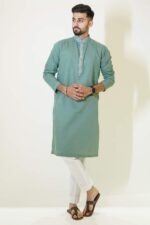 Pine Green Kurta Set - Image 3