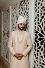 Nakkashi Handcrafted Sherwani - Image 4