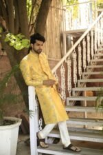Maharaja Handcrafted Sherwani - Image 3