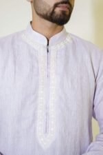 Lavender Kurta Set - Image 4