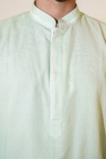 Basil Green Kurta Set - Image 5
